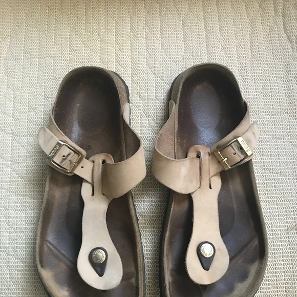 Women’s beautiful Tan/Sand coloured Betula Leather sandals - Picture 1 of 7